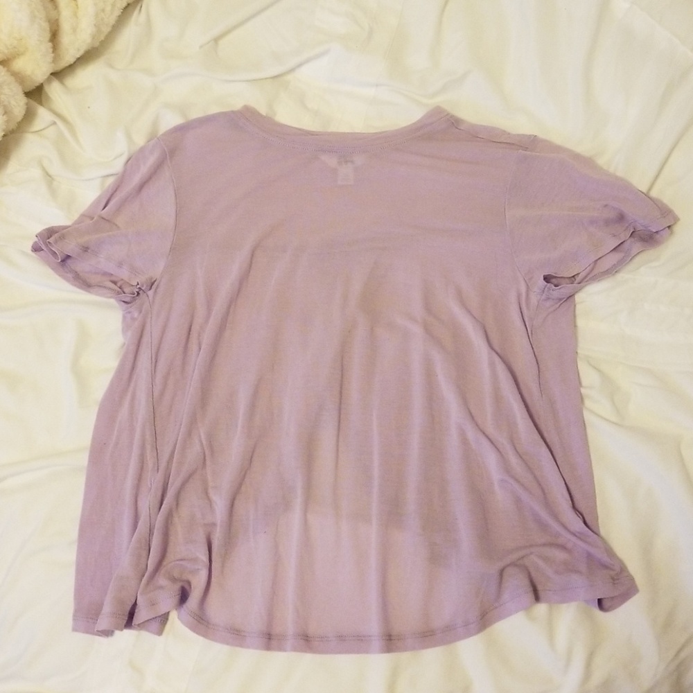 Periwinkle Open Back Crop Top